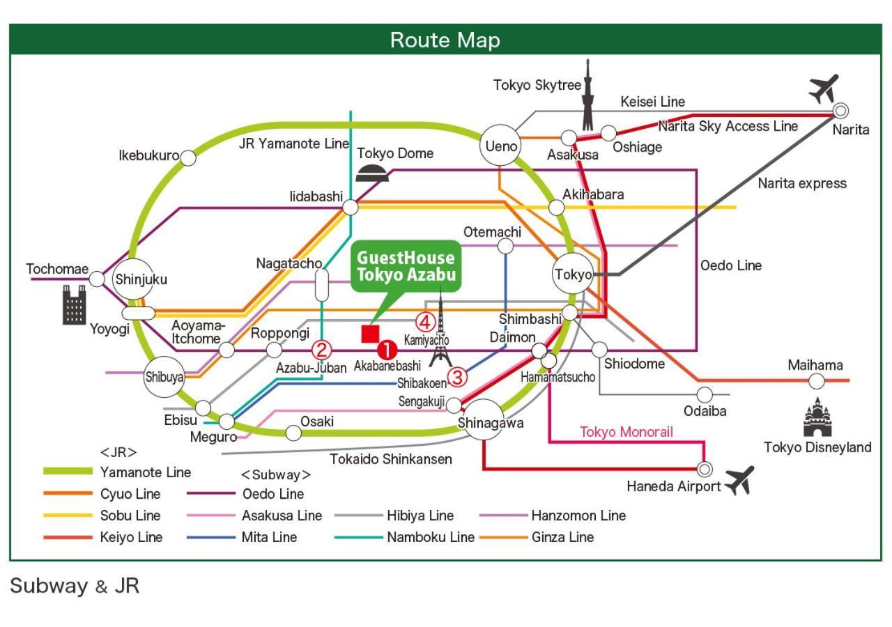 Guest House Tokyo Azabu Luaran gambar